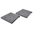 IKEA - JUSTINA, chair pad, grey, 42/35x40x4 cm