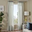 IKEA - ROSENROBINIA, sheer curtains, 1 pair, light grey, 145x300 cm