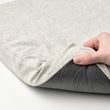 IKEA - AKERVINDEFLY, chair pad, beige, 39/35x37x5 cm