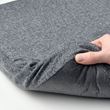 IKEA - AKERVINDEFLY, chair pad, grey, 39/35x37x5 cm