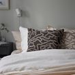 IKEA - GULDFLY, lace pillow cover, anthracite-off white, 50x50 cm