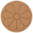 IKEA - SVARTVIDE, place mat, cork-flower patterned , 35 cm