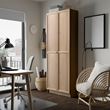 IKEA - OXBERG, bookcase door, oak effect, 40x192 cm
