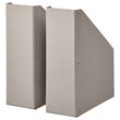 NIMM, magazine file, light grey/beige, 25x30x10 cm