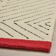 IKEA - UNDERVISNING, handwoven rug, off white-black, 170x240 cm