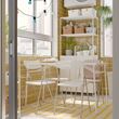 IKEA - TORPARÖ, foldable table, white, 130x74 cm