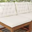 KUDDARNA, back cushion, beige, 62x44 cm