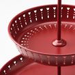 IKEA - GARNERA, cake stand, red, 33 cm