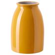 IKEA - KOPPARBJÖRK, vase, high-gloss yellow, 21 cm