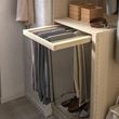 IKEA - KOMPLEMENT, pull-out trouser hanger, white stained oak effect, 50x58 cm