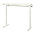 IKEA - MITTZON, height adjustable desk, white, 140x60 cm