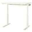 IKEA - MITTZON, height adjustable desk, white, 120x80 cm