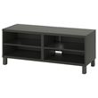 IKEA - BESTA, tv bench, dark grey, 120x40x48 cm