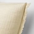 IKEA - VALLKRASSING, lace pillow cover, off white, 50x50 cm