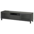 IKEA - BESTA, tv bench, dark grey, 180x42x48 cm