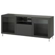IKEA - BESTA, tv bench, dark grey, 180x42x74 cm
