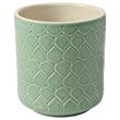 IKEA - KRYPIDEGRAN, stoneware plant vase, green, 15 cm