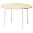 IKEA - MITTZON, conference table, birch veneer-white, 120x75 cm