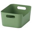 IKEA - UPPDATERA, box, green, 24x17 cm