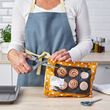 IKEA - SVARDFISK, kitchen scissors, grey-turquoise