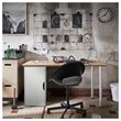 IKEA - ALEX, desk, bamboo/white, 140x65 cm