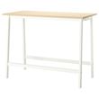 IKEA - MITTZON, desk, birch veneer-white, 140x68 cm
