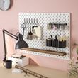 IKEA - SKADIS, multi-use board part, black, 9,5x6 cm