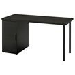IKEA - ALEX, desk, black-brown/black, 140x60 cm