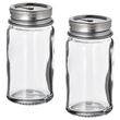 IKEA - CITRONHAJ, salt and pepper shakers, glass/stainless steel, 8 cm