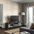 IKEA - BESTA, tv bench, dark grey, 180x42x48 cm