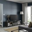 IKEA - BESTA, tv bench, dark grey, 180x42x48 cm