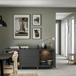 IKEA - BESTA, storage combination, dark grey, 180x42x74 cm