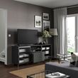 IKEA - BESTA, tv bench, dark grey, 180x42x74 cm