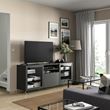 IKEA - BESTA, tv bench, dark grey, 180x42x74 cm