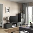 IKEA - BESTA, tv storage unit, dark grey, 240x42x129 cm