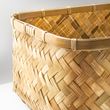 IKEA - MJÖLKKANNA, basket, bamboo, 25x35x18 cm