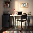IKEA - ALEX, storage unit, black-brown/black, 36x76 cm