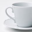 IKEA - UPPLAGA, coffee cup set, white, 23 cl