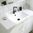 IKEA - LUNDSKAR, lavabo bataryası, siyah, 25 cm