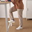 IKEA - MITTZON, desk, birch veneer-white, 140x68 cm