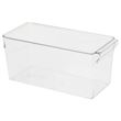 IKEA - KLIPPKAKTUS, storage box for fridge, transparent, 32x14x15 cm