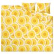 IKEA - KRANSMALVA, double quilt cover and 2 pillowcases, yellow, 240x220/50x60 cm