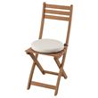 IKEA - ASKHOLMEN, foldable chair, darkbrown
