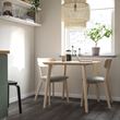 IKEA - LISABO, kitchen table, ash veneer, 88x78 cm