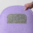 IKEA - PYNTEN, seat pad for office chair, lilac, 41x43 cm