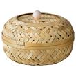 IKEA - HOKRUBBA, basket, bamboo, 25 cm