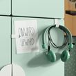 IKEA - LATTHET, hook and clip, white