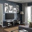 IKEA - BESTA, tv bench, dark grey, 180x42x48 cm
