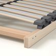 IKEA - LÖNSET, adjustable slatted bed base, brown, 140x200 cm