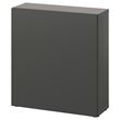 IKEA - BESTA, dolap kombinasyonu, koyu gri, 60x22x64 cm